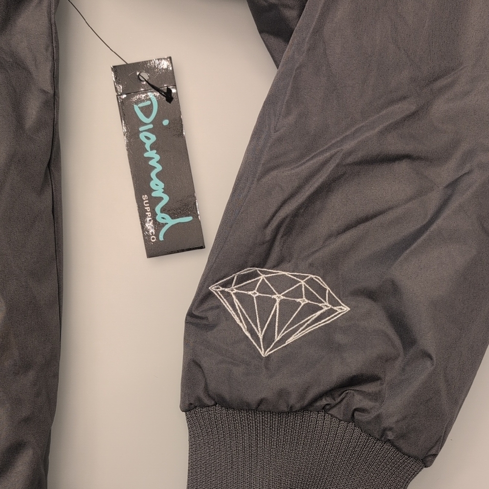 Diamond Supply Co. Charcoal Bomber Jacket - Picture 10 of 10